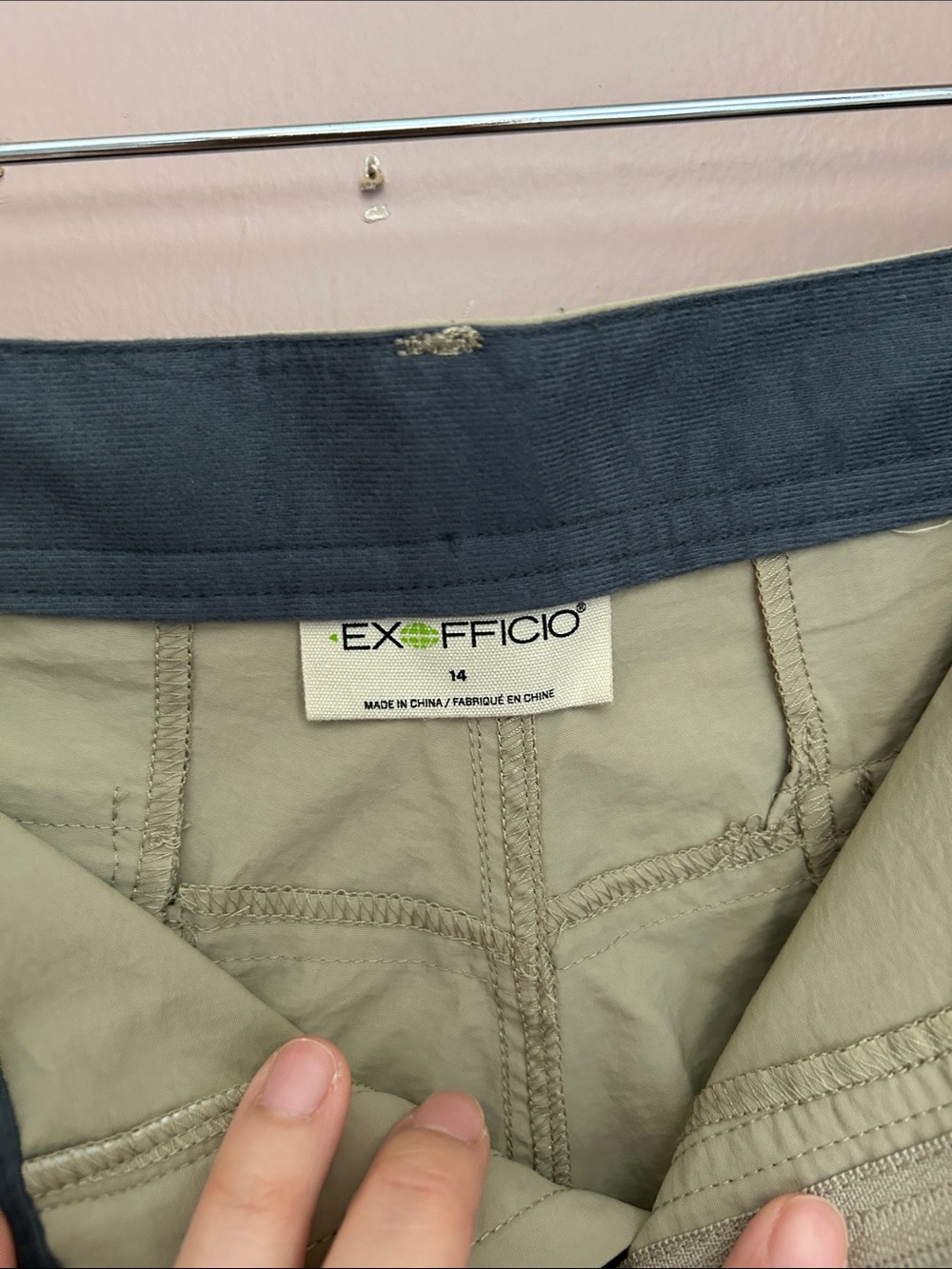 NWT ExOfficio Sol Cool Nomad Hiking Travel Pants in Tawny Petite Size 14 - Picture 12 of 15